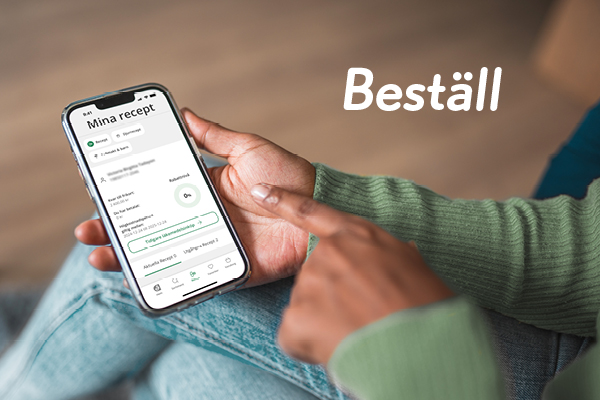 Apotekets app med mina recept-funktion