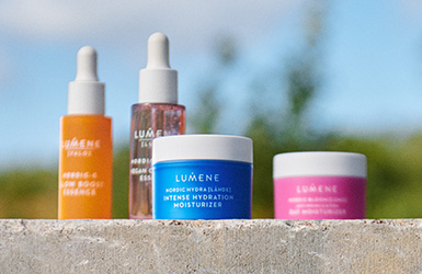 Produktbild på Lumene dagkrämer och serum