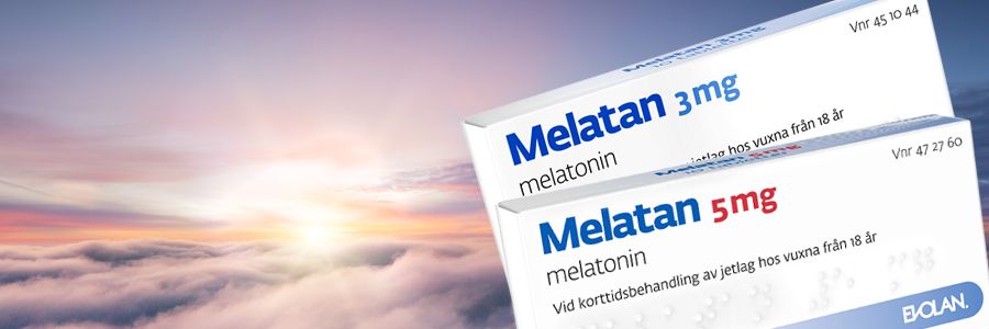 Melatan - vid korttidsbehandling av jetlag hos vuxna från 18 år.
